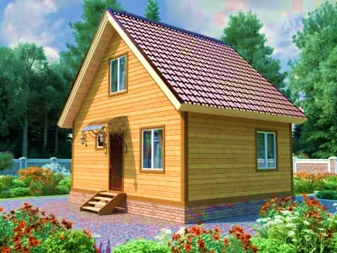 Баня из бруса 5,5х7
