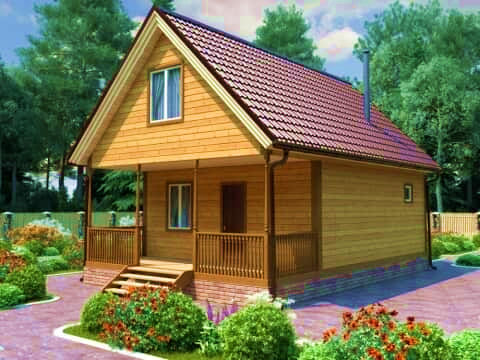 Баня из бруса 6х9