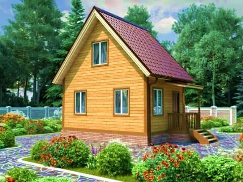 Дом из бруса 6х4