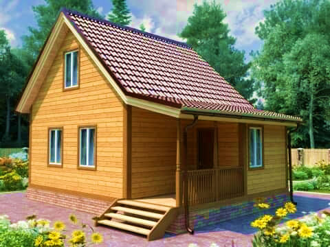 Дом из бруса 6х8
