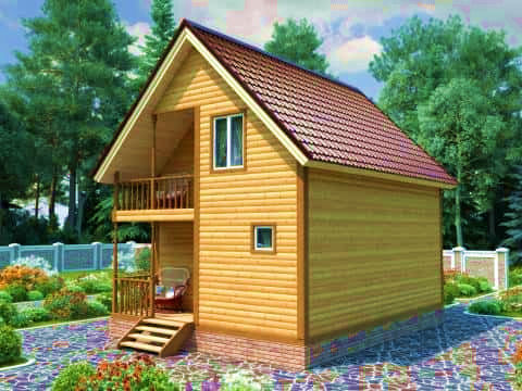 Дом из бруса 6х8