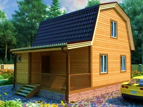 Дом из бруса 6х8