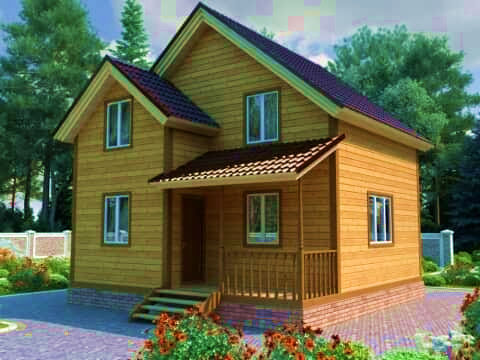 Дом из бруса 7х7