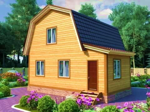 Дом из бруса 7х8