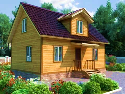Дом из бруса 7х9