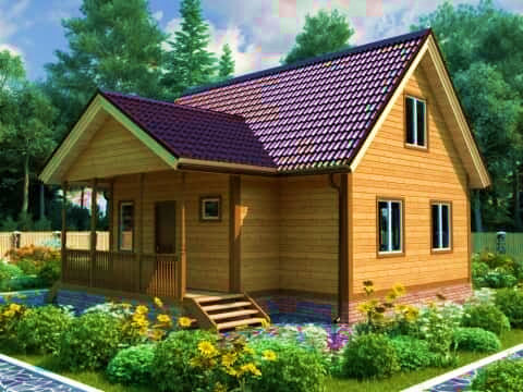 Дом из бруса 9х9