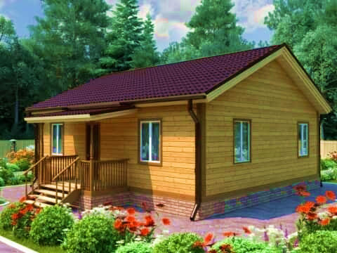 Дом из бруса 9х9